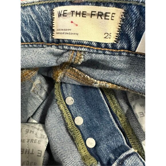 Free People Westward Demi Barrel Leg Jeans Size 25 - Picture 11 of 11